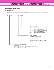 浏览型号MBM29F400BC-90的Datasheet PDF文件第9页