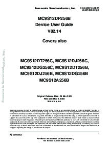 浏览型号MC9S12DG256B的Datasheet PDF文件第1页