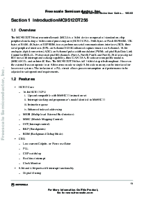 浏览型号MC9S12DG256VPV的Datasheet PDF文件第21页