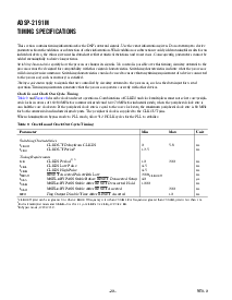 浏览型号ADSP-2191MKCA-160的Datasheet PDF文件第20页