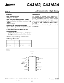 浏览型号CA3162E的Datasheet PDF文件第1页