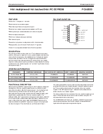 浏览型号PCA8550PW的Datasheet PDF文件第2页