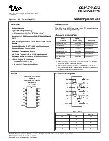 浏览型号CD74ACT32的Datasheet PDF文件第1页