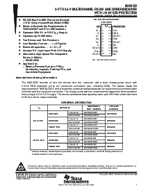 浏览型号MAX3222CDWR的Datasheet PDF文件第1页