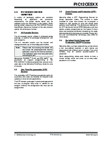 浏览型号PIC12LCE518T-04/SM的Datasheet PDF文件第5页