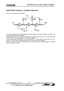 浏览型号CHA2394-99F/00的Datasheet PDF文件第6页