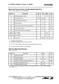 浏览型号CHA5390-99F的Datasheet PDF文件第2页