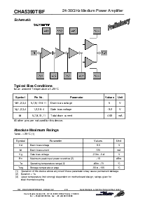 浏览型号CHA5390TBF/24的Datasheet PDF文件第2页