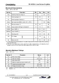 浏览型号CHA2095A的Datasheet PDF文件第2页