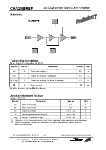 浏览型号CHA2098RBF/24的Datasheet PDF文件第2页