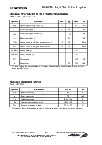 浏览型号CHA2098b99F/00的Datasheet PDF文件第2页