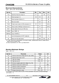 浏览型号CHA5290的Datasheet PDF文件第2页