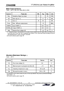 浏览型号CHA2090-99F/00的Datasheet PDF文件第2页