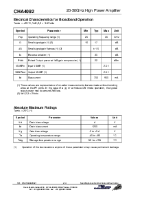 浏览型号CHA4092-99F/00的Datasheet PDF文件第2页