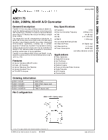 浏览型号ADC1175CIJM的Datasheet PDF文件第1页