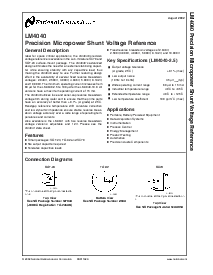浏览型号LM4040CIM3X-2.5的Datasheet PDF文件第1页
