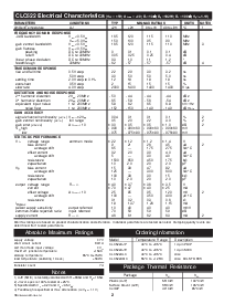 浏览型号CLC522AJE的Datasheet PDF文件第2页