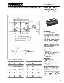 浏览型号CM150DU-24F的Datasheet PDF文件第1页