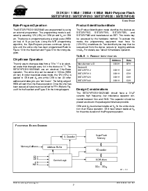 浏览型号SST37VF512-70-3C-NH的Datasheet PDF文件第2页