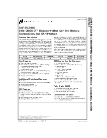 浏览型号COP87L84BC的Datasheet PDF文件第1页