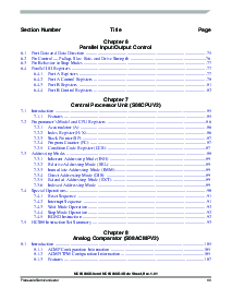 浏览型号MC9S08QG4CPBE的Datasheet PDF文件第11页