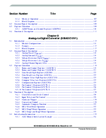 浏览型号MC9S08QG4CPBE的Datasheet PDF文件第12页