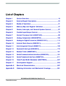浏览型号MC9S08QG4CPBE的Datasheet PDF文件第7页