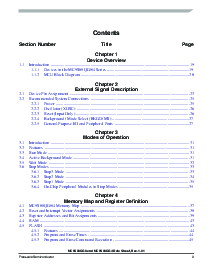 浏览型号MC9S08QG4CPBE的Datasheet PDF文件第9页