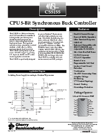 浏览型号CS5155GDR16的Datasheet PDF文件第1页