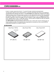 浏览型号CSR2930800BA的Datasheet PDF文件第2页