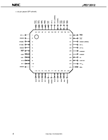 浏览型号UPD72012CU-XXX的Datasheet PDF文件第4页