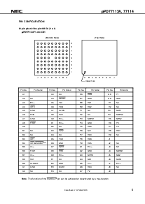 浏览型号UPD77114GC-XXX-9EU的Datasheet PDF文件第5页