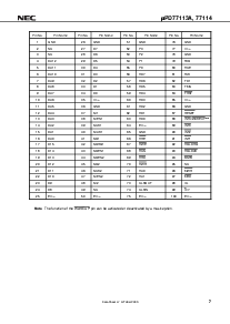 浏览型号UPD77114GC-XXX-9EU的Datasheet PDF文件第7页