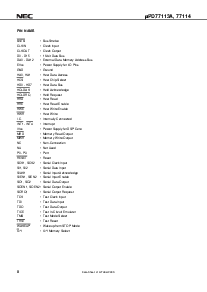 浏览型号UPD77114GC-XXX-9EU的Datasheet PDF文件第8页