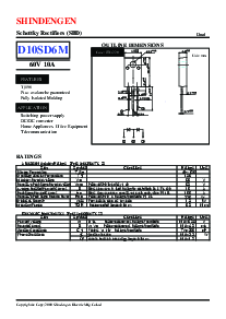 浏览型号D10SD6M的Datasheet PDF文件第1页