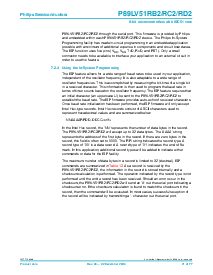 浏览型号P89LV51RD2BA的Datasheet PDF文件第21页