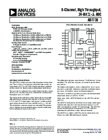 浏览型号AD7738BRU的Datasheet PDF文件第1页