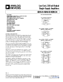 浏览型号AD8531ART的Datasheet PDF文件第1页