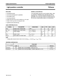 浏览型号TDA3629T的Datasheet PDF文件第2页