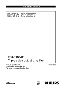 浏览型号TDA6108的Datasheet PDF文件第1页