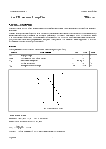 浏览型号TDA7052的Datasheet PDF文件第4页
