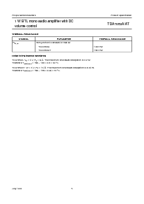 浏览型号TDA7052A的Datasheet PDF文件第5页