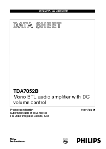 浏览型号TDA7052B的Datasheet PDF文件第1页