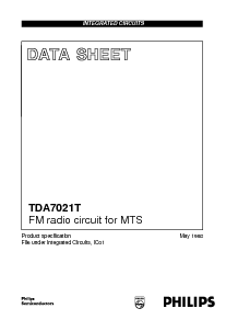 浏览型号TDA7021T的Datasheet PDF文件第1页