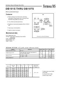 浏览型号DB106S的Datasheet PDF文件第1页