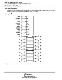 浏览型号SN74LVT16952DGGR的Datasheet PDF文件第2页