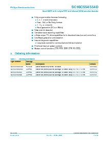 浏览型号SC16C554DIA68的Datasheet PDF文件第2页