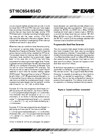 浏览型号ST16C654DIQ64的Datasheet PDF文件第18页