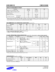 浏览型号K6R1008V1D-J(T)C(I)10的Datasheet PDF文件第4页