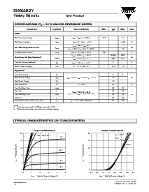 浏览型号SI9933BDY-T1-E3的Datasheet PDF文件第2页
